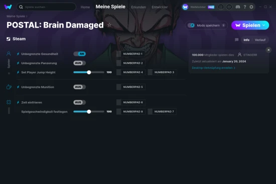 POSTAL: Brain Damaged Cheats Screenshot