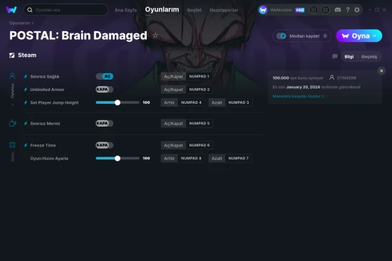 POSTAL: Brain Damaged hilelerin ekran görüntüsü