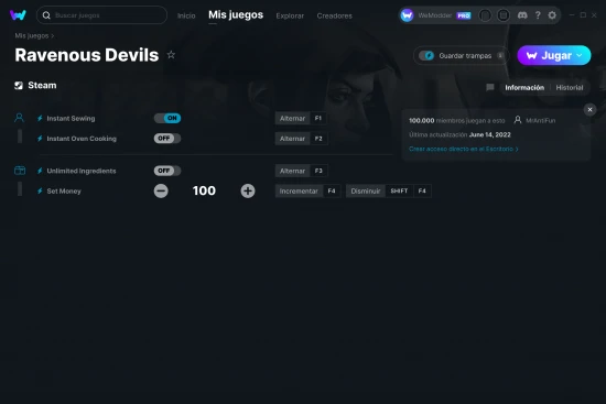 captura de pantalla de las trampas de Ravenous Devils