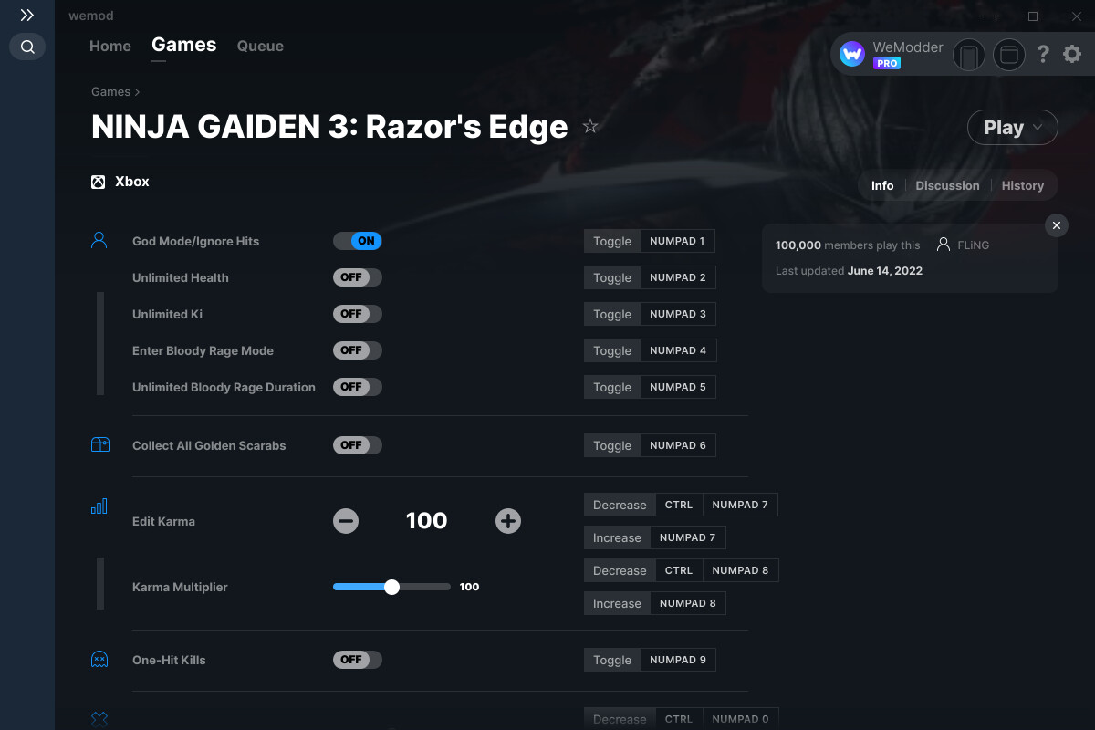NINJA GAIDEN 3 Razor's Edge Cheats and Trainer for Xbox