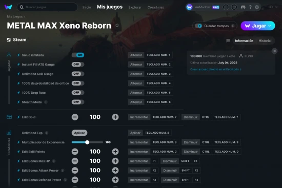 captura de pantalla de las trampas de METAL MAX Xeno Reborn