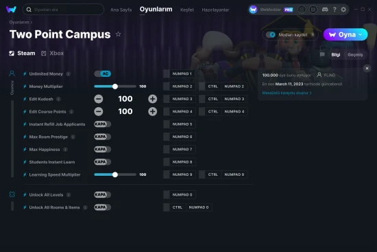 Two Point Campus hilelerin ekran görüntüsü