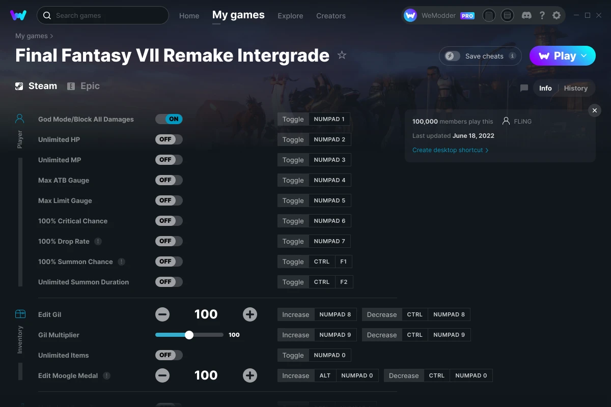 Promoção na Steam Oferece Final Fantasy VII Remake Intergrade