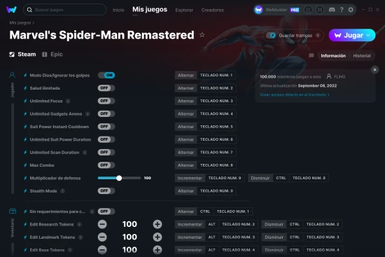 captura de pantalla de las trampas de Marvel's Spider-Man Remastered