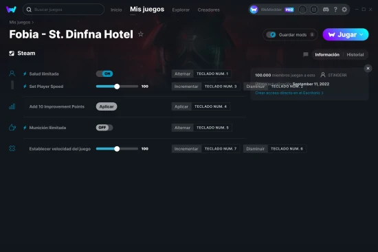 captura de pantalla de las trampas de Fobia - St. Dinfna Hotel
