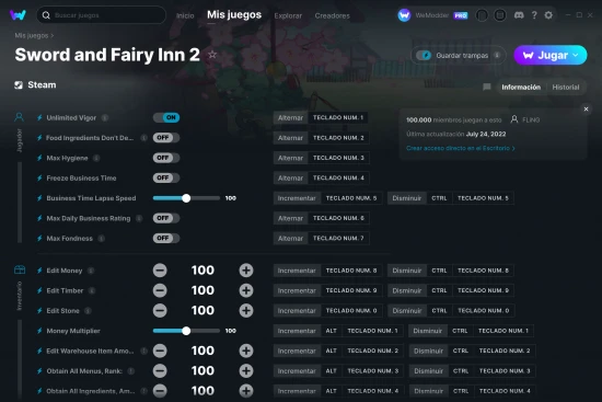 captura de pantalla de las trampas de Sword and Fairy Inn 2