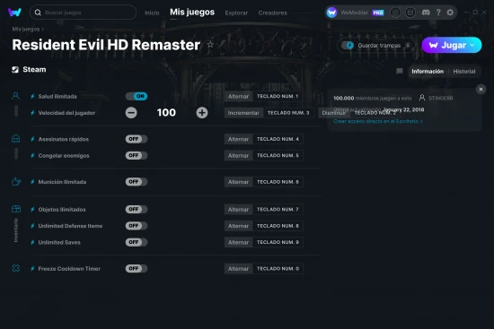 captura de pantalla de las trampas de Resident Evil HD Remaster
