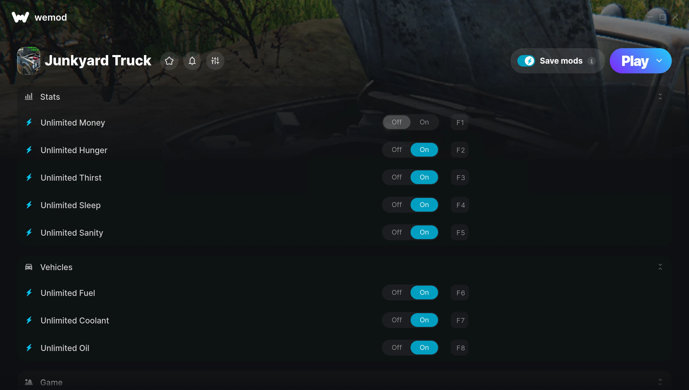 Junkyard Truck Cheats & Trainers for PC WeMod