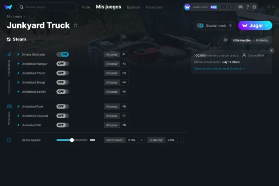 captura de pantalla de las trampas de Junkyard Truck