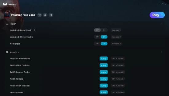 Infection Free Zone Cheats & Trainers for PC | WeMod