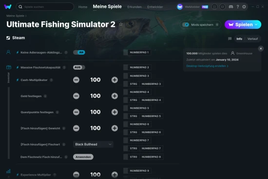 Ultimate Fishing Simulator 2 Cheats Screenshot