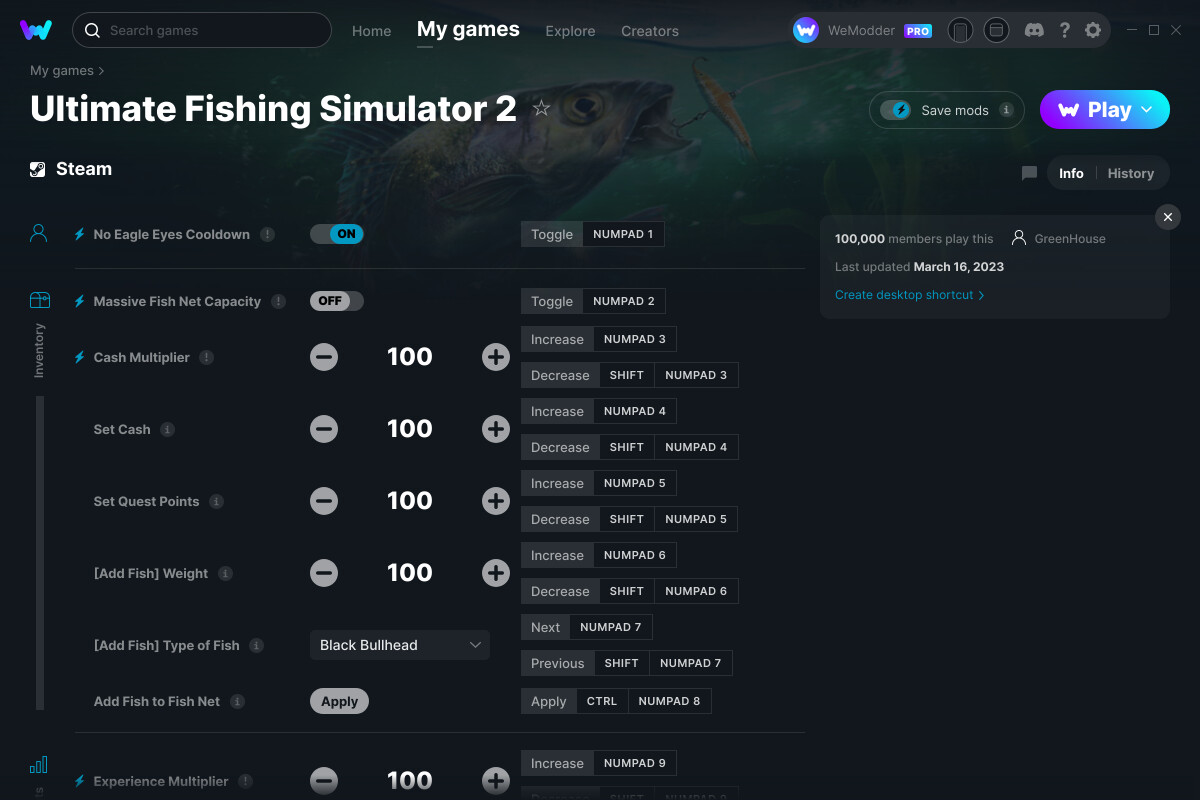 Ultimate Fishing Simulator 2 Cheats and Trainer for Steam - Trainers ...