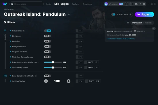 captura de pantalla de las trampas de Outbreak Island: Pendulum