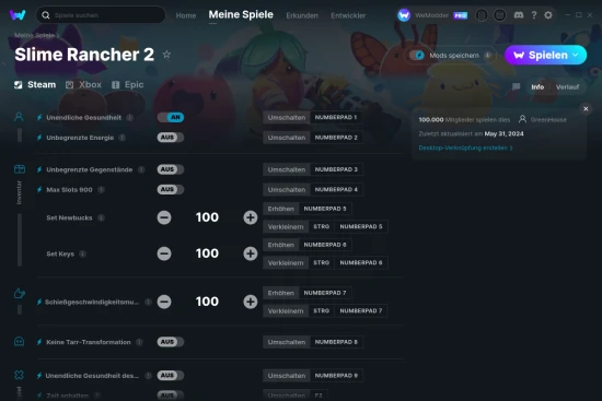 Slime Rancher 2 Cheats Screenshot