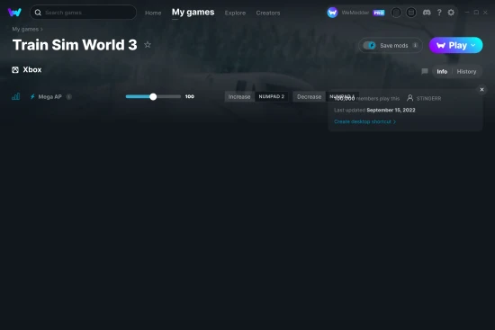 Train Sim World 3 cheats screenshot
