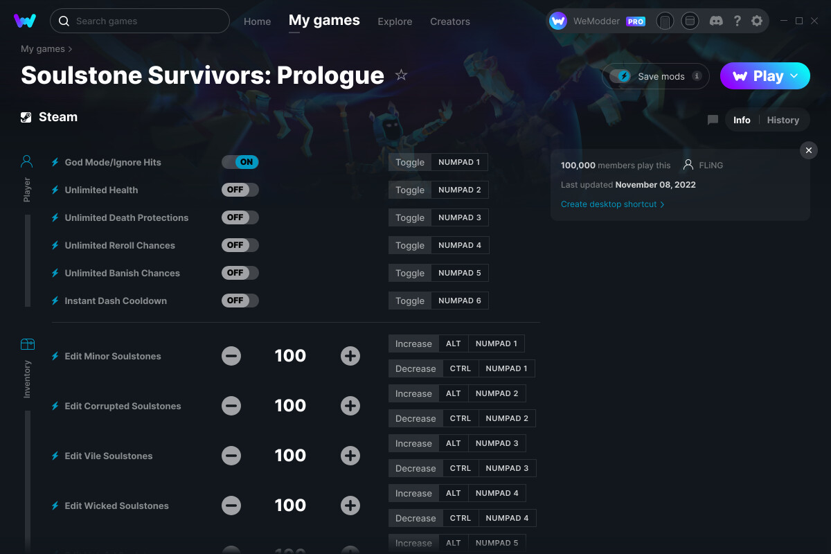 Soulstone Survivors: Prologue on Steam