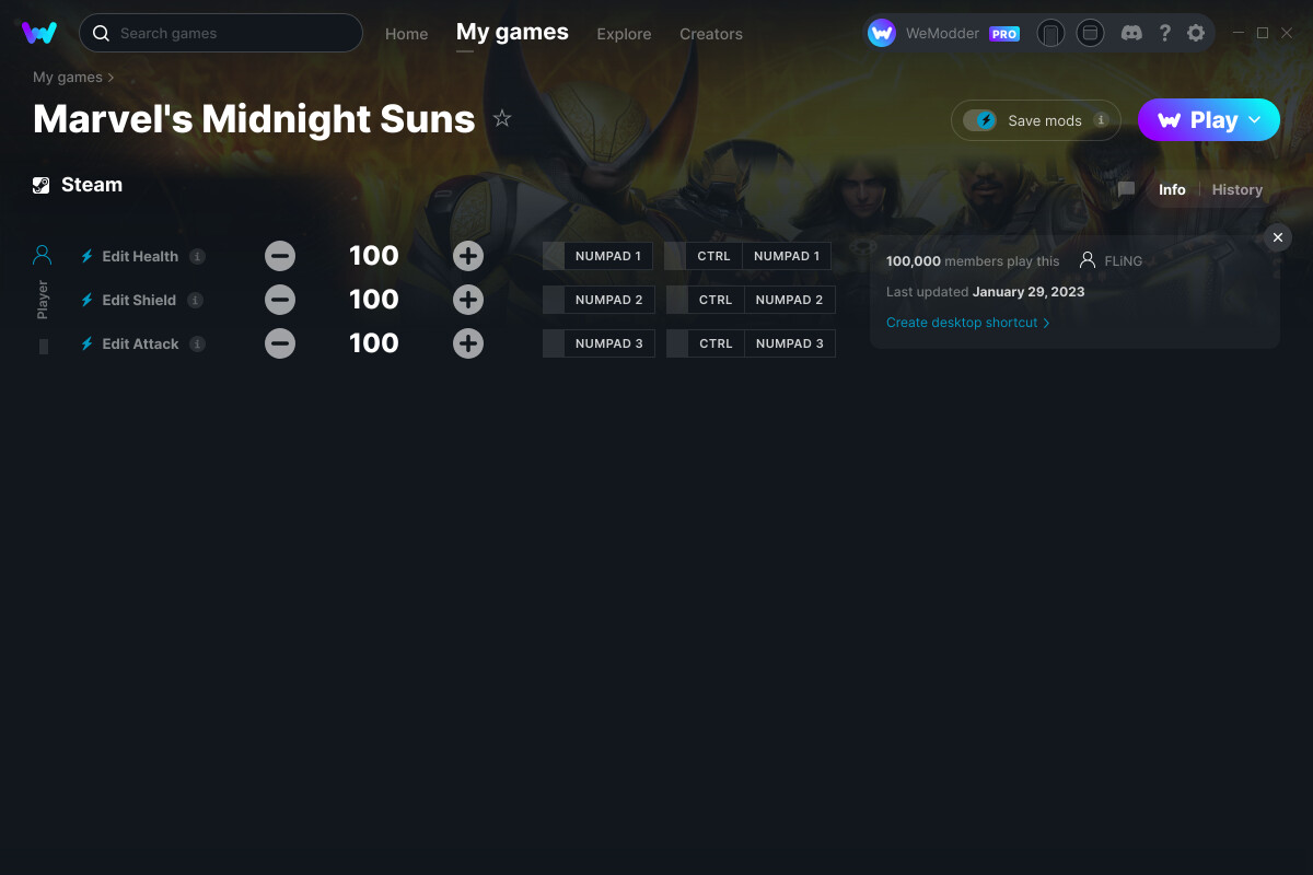 Marvel's Midnight Suns Cheats and Trainer for Steam - Trainers