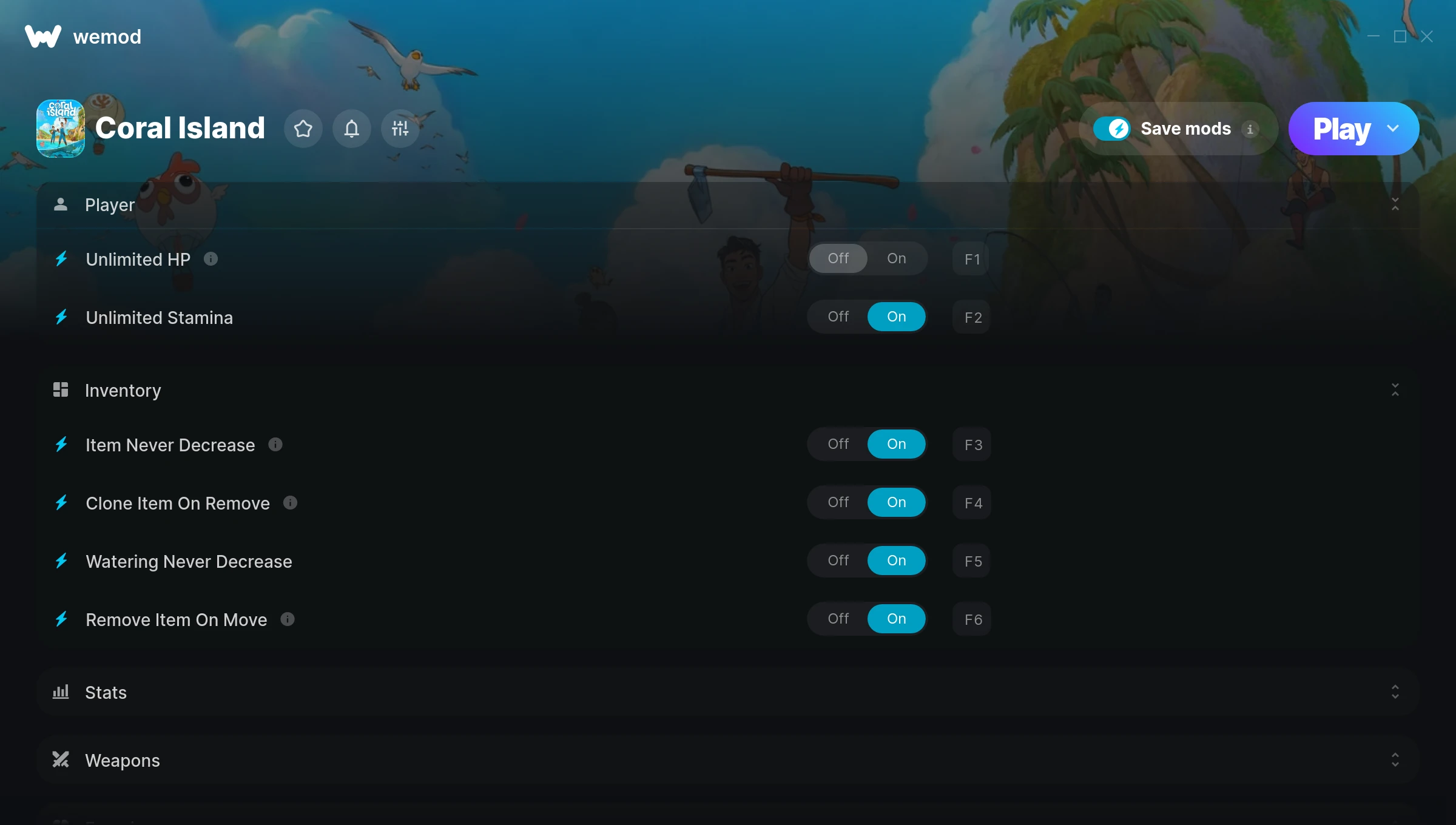 Coral Island Cheats & Trainers for PC | WeMod