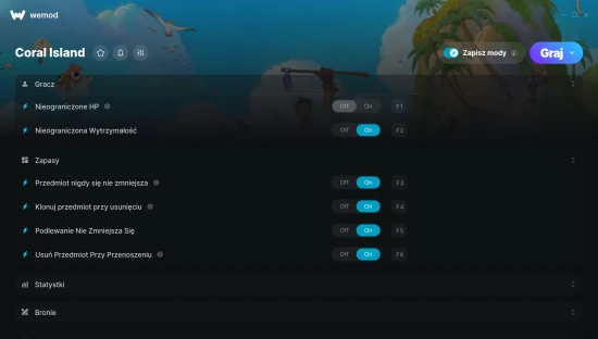cheaty Coral Island zrzut ekranu