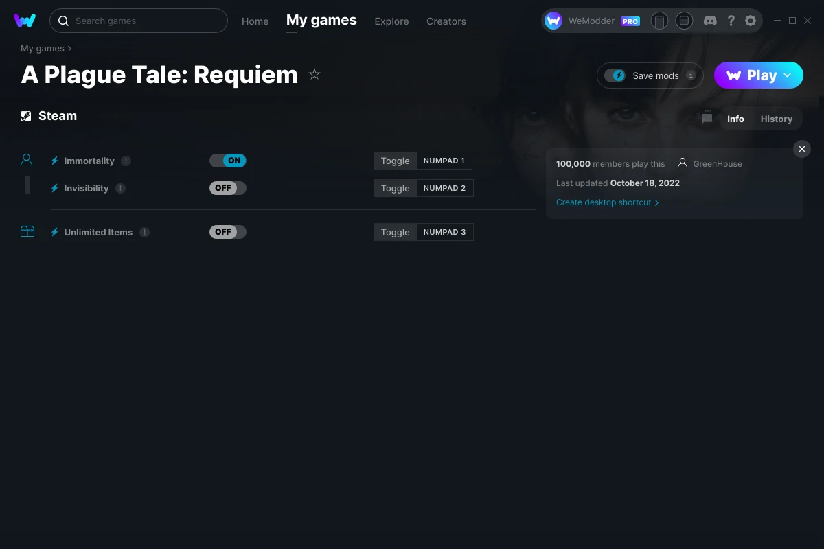 Poupa 50% em A Plague Tale: Requiem no Steam