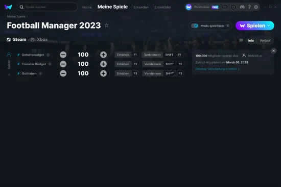 Football Manager 2023 Cheats Screenshot