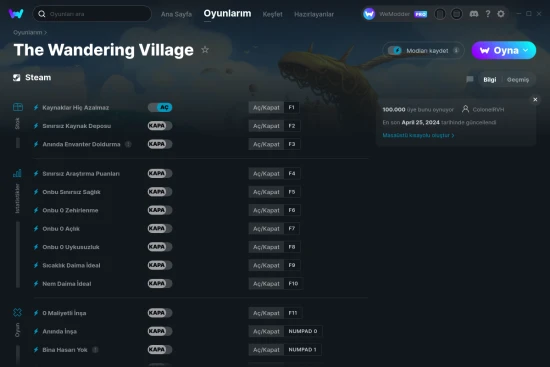 The Wandering Village hilelerin ekran görüntüsü