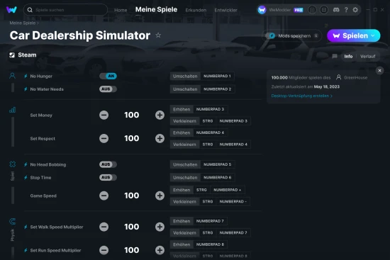 Car Dealership Simulator Cheats Screenshot