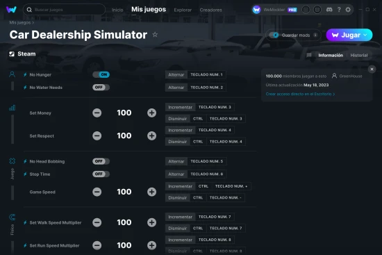 captura de pantalla de las trampas de Car Dealership Simulator