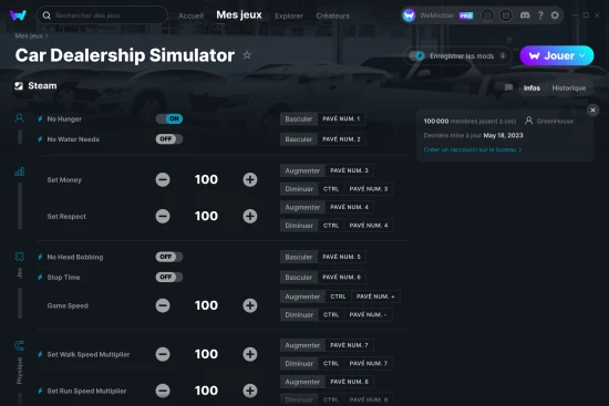 Capture d'écran de triches de Car Dealership Simulator