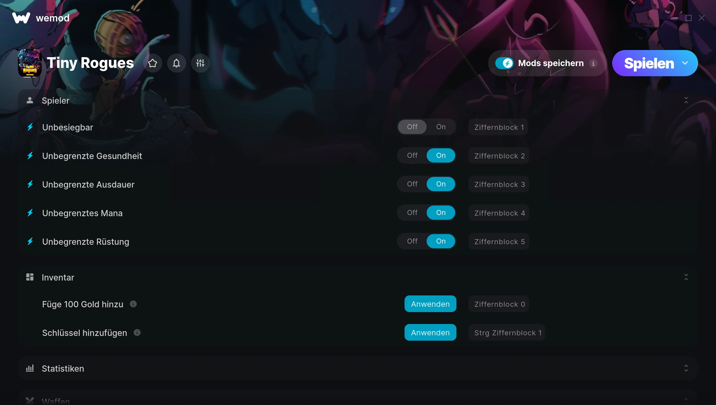 Tiny Rogues Cheats Screenshot