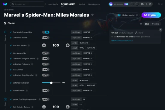 Marvel's Spider-Man: Miles Morales hilelerin ekran görüntüsü