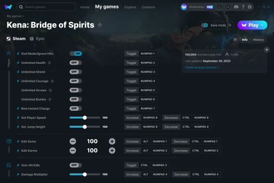 Kena: Bridge of Spirits cheats screenshot