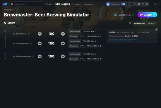 captura de pantalla de las trampas de Brewmaster: Beer Brewing Simulator