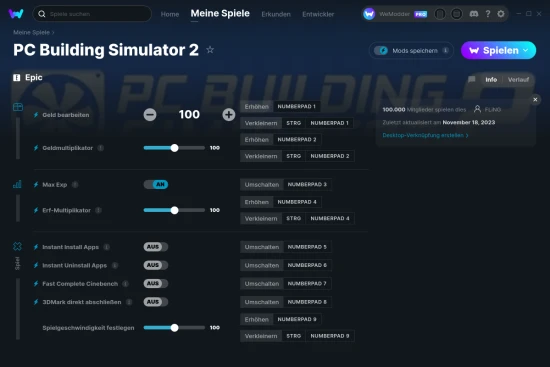 PC Building Simulator 2 Cheats Screenshot