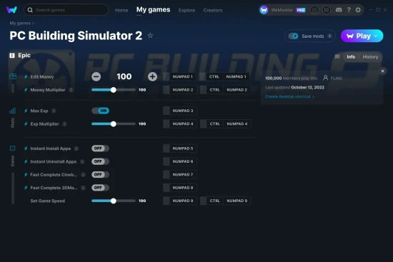 PC Building Simulator 2 cheats screenshot