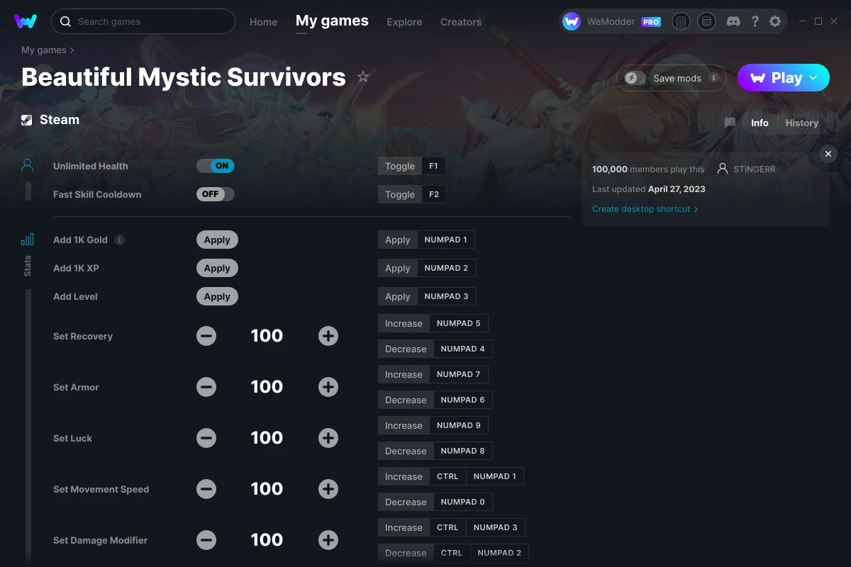 Sexy mystic survivors cheats