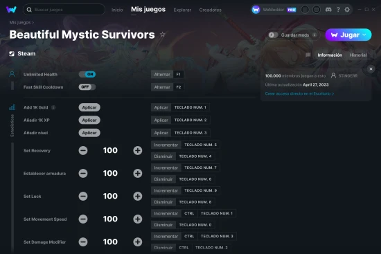 captura de pantalla de las trampas de Beautiful Mystic Survivors