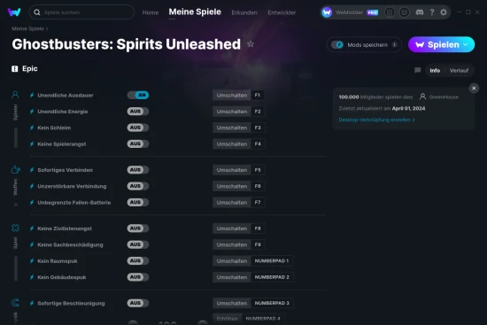 Ghostbusters: Spirits Unleashed Cheats Screenshot