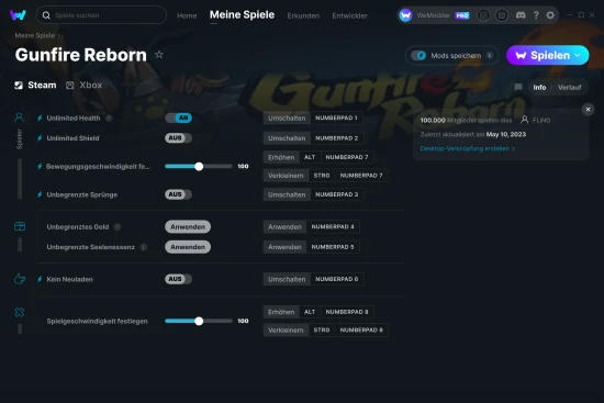 Gunfire Reborn Cheats Screenshot