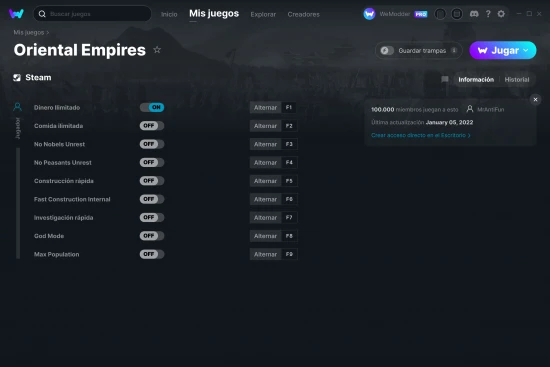 captura de pantalla de las trampas de Oriental Empires