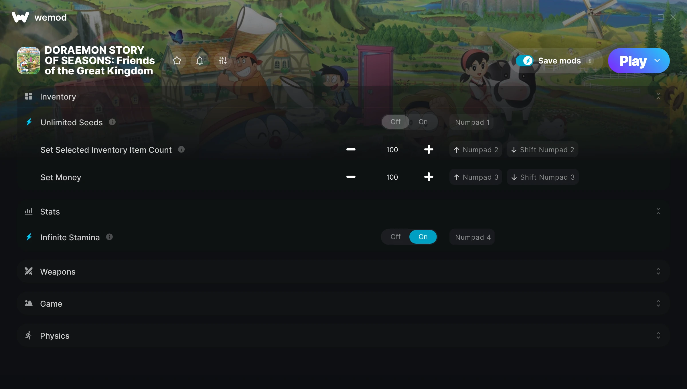 DORAEMON STORY OF SEASONS: Friends of the Great Kingdom cheats screenshot