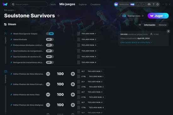captura de pantalla de las trampas de Soulstone Survivors
