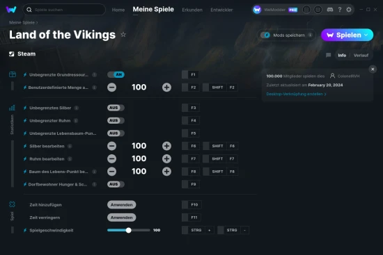 Land of the Vikings Cheats Screenshot
