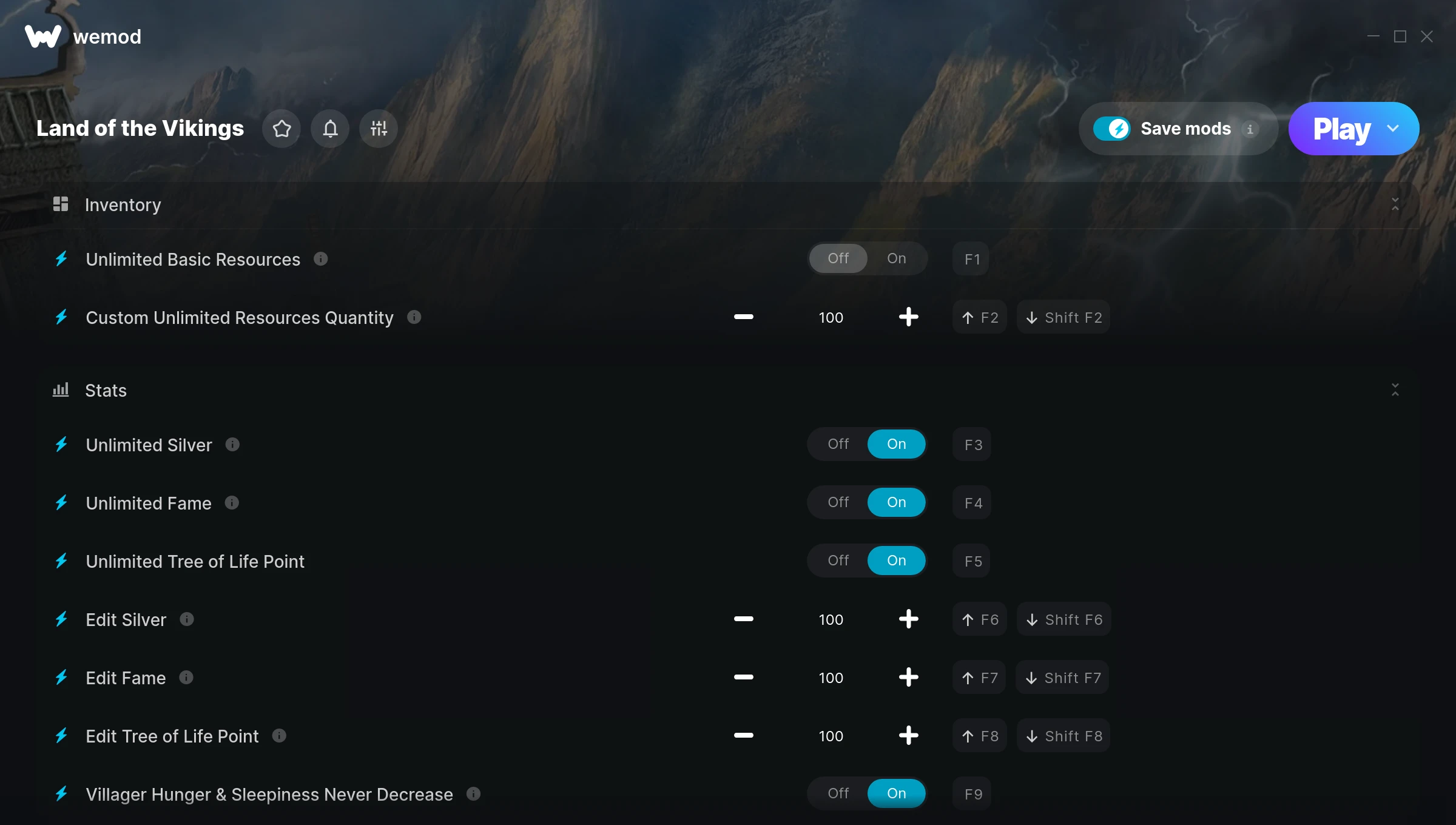 Land of the Vikings Cheats & Trainers for PC WeMod