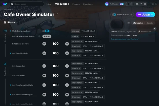 captura de pantalla de las trampas de Cafe Owner Simulator