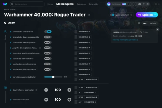 Warhammer 40,000: Rogue Trader Cheats Screenshot
