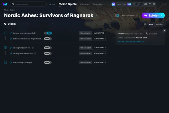 Nordic Ashes: Survivors of Ragnarok Cheats Screenshot