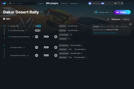 captura de pantalla de las trampas de Dakar Desert Rally
