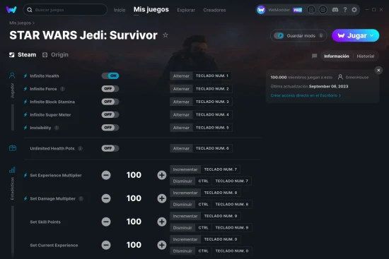 captura de pantalla de las trampas de STAR WARS Jedi: Survivor