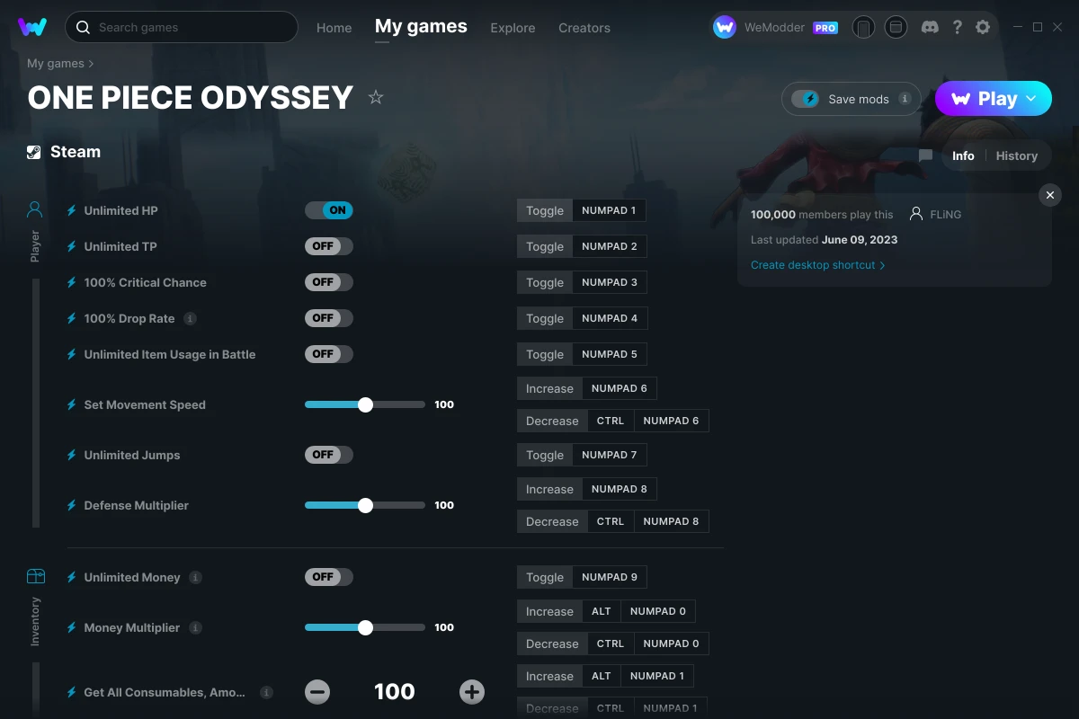 One Piece Odyssey Cheats & Cheat Codes for Xbox One, PlayStation 5